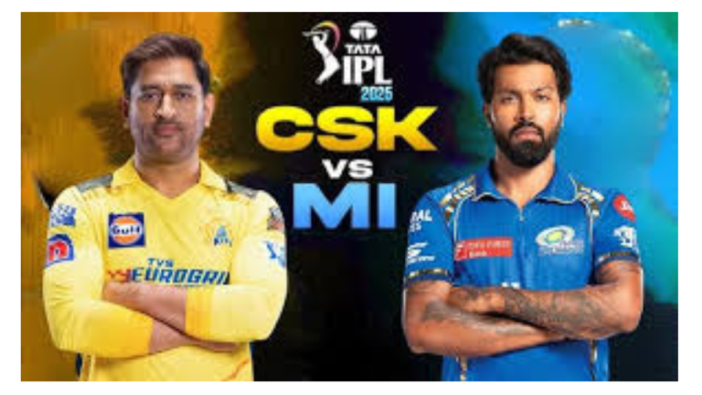 MATCH PREVIEW : TATA IPL 2025 CSK VS MI